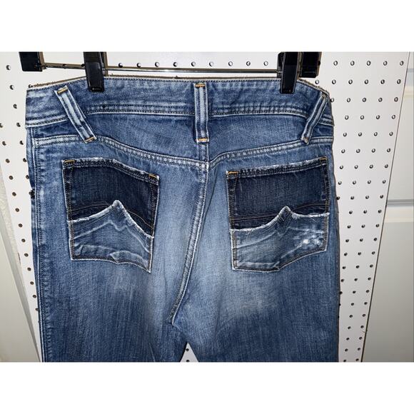 VTG 2001 Diesel Industry Italian Bootcut Low Rise Button Fly Mens 32x30 - Picture 3 of 9